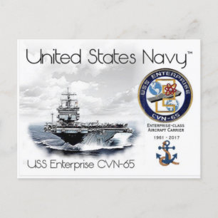 USS ENTERPRISE CVN-65 – ポストカード