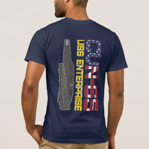 USS ENTERPRISE CVN-65 tシャツ