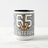 USS ENTERPRISE MAG我々は伝説である ツートーンマグカップ (中央)