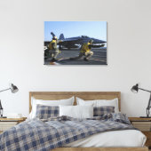 USS George HWブッシュに搭乗 キャンバスプリント (インサイチュ (寝室))