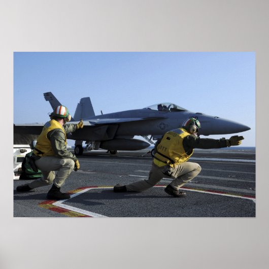 USS George HWブッシュに搭乗 ポスター (正面)