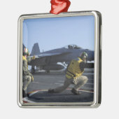 USS George HWブッシュに搭乗 メタルオーナメント (左)