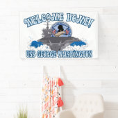 USS George Washington -歓迎された家 横断幕 (インサイチュ)