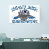 USS George Washington -歓迎された家 横断幕 (トレードショー)