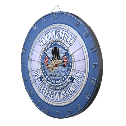 USS George Washington - CVN 73 ダーツボード (正面右)