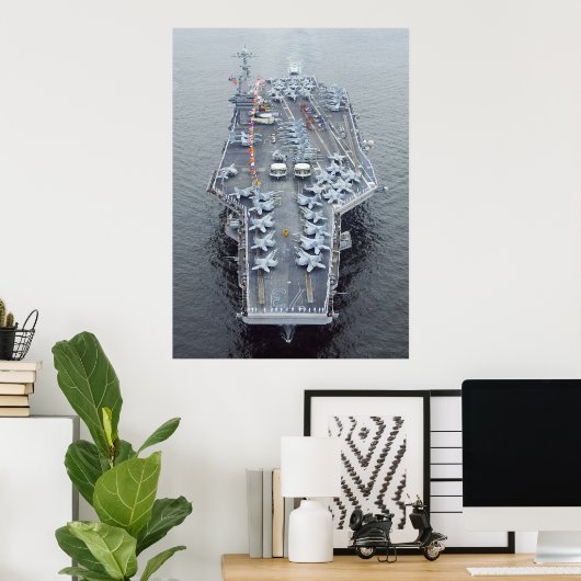 USS George Washington (CVN 73) ポスター (ホームオフィス)