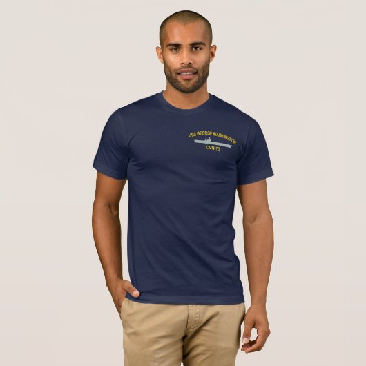 USS GEORGE WASHINGTON CVN-73 Tシャツ (正面フル)
