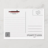 USS GUARDFISH SSN-612ポストカードz ポストカード (裏面)