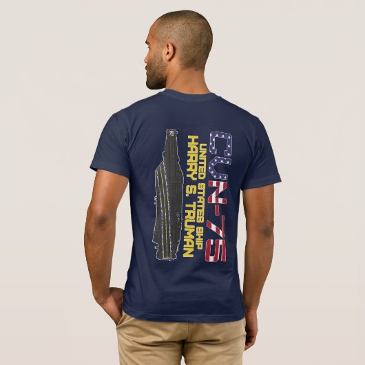 USS HARRY S. TRUMAN CVN-75 Tシャツ (裏面フル)