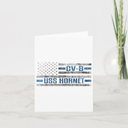 Uss Hornet Wwii航空母艦Cv-8米軍 カード (正面)