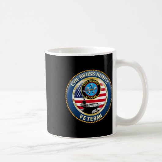 Uss Independence Cv-62航空母艦退役軍人Fl コーヒーマグカップ (右)