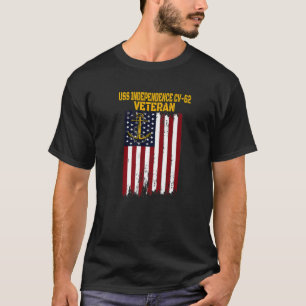 USS Independence CV-62 CVA-62航空母艦Vet Tシャツ