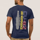 USS INDEPENDENCE CV-62 Tシャツ (裏面)