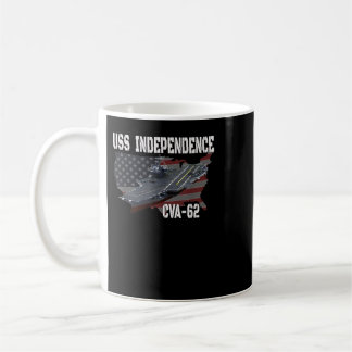 USS Independence CVA-62航空母艦退役軍人 コーヒーマグカップ