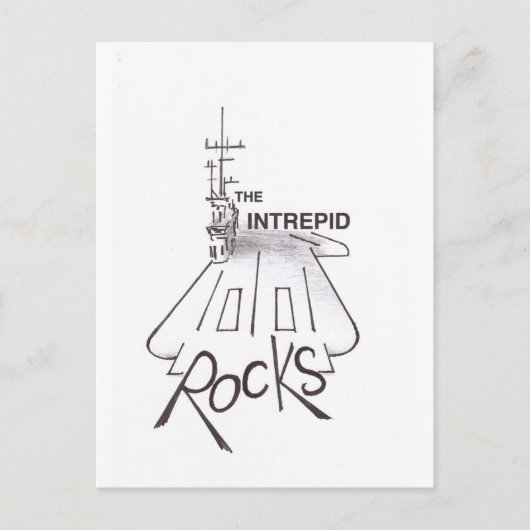 USS INTREPIDポストカード ポストカード (正面)