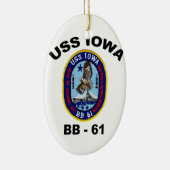 USS Iowa BB-61 セラミックオーナメント (右)