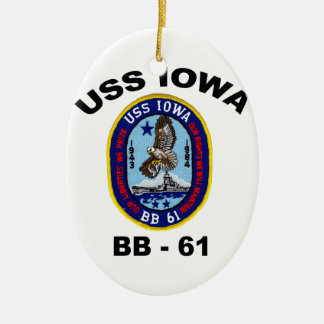 USS Iowa BB-61 セラミックオーナメント