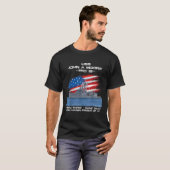 USS John A Moore FFG 19 Class Frigate American Fla Tシャツ (正面フル)