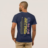 USS JOHN C. STENNIS CVN-74 Tシャツ (裏面フル)