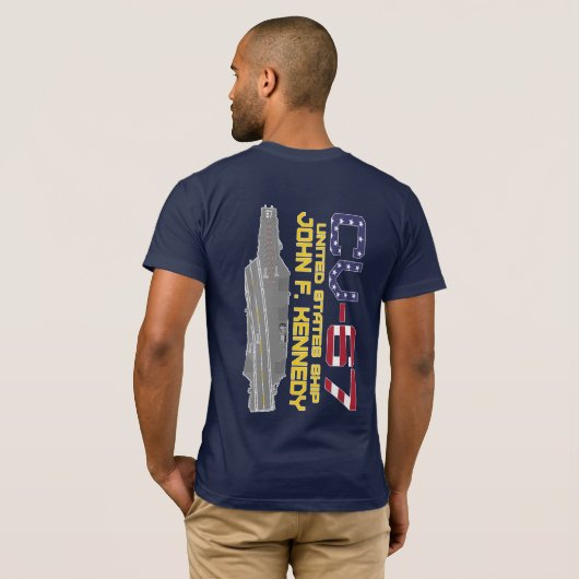 USS JOHN F. KENNEDY CV-67 Tシャツ (裏面フル)