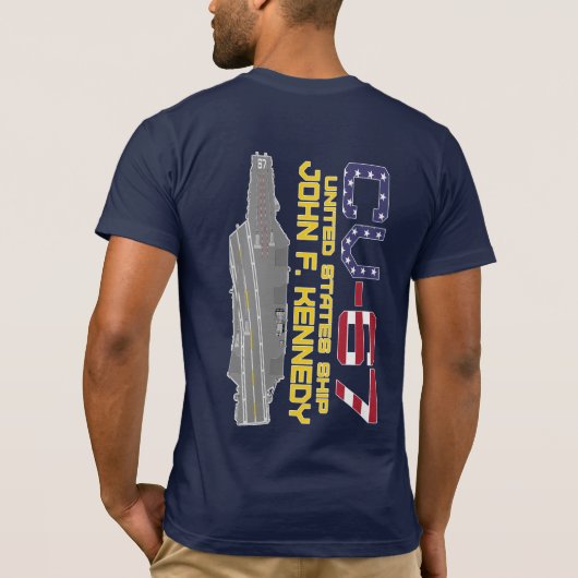 USS JOHN F. KENNEDY CV-67 Tシャツ (裏面)