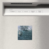 USS KearsargeとCSS Alabamaの戦いby Manet マグネット (インサイチュ (食洗機))