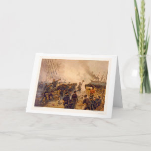 USS Kearsargeは1864年にCSSアラバマを沈めます カード