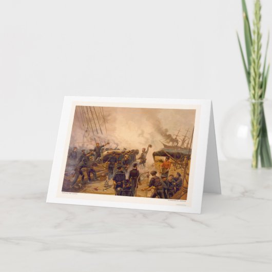 USS Kearsargeは1864年にCSSアラバマを沈めます カード (正面)