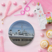 USS KIDDプレート ペーパープレート (パーティー)