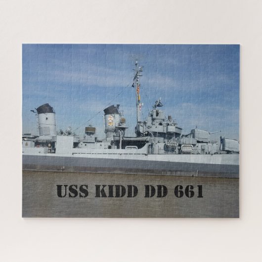 USS KIDD DD 661ジグソーパズル ジグソーパズル (横)