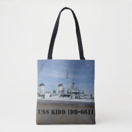 USS KIDD DD 661トートバッグ トートバッグ