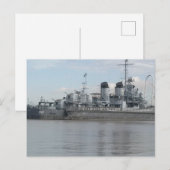 USS KIDD DD 661ポストカード ポストカード (正面/裏面)