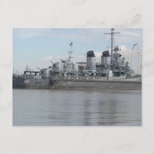 USS KIDD DD 661ポストカード ポストカード