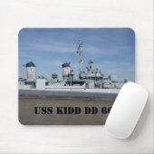 USS KIDD DD 661マウスパッド マウスパッド (マウス)