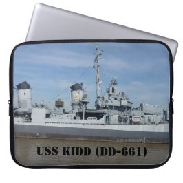 USS KIDD DD 661ラップトップスリーブ ラップトップスリーブ