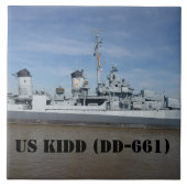 USS KIDD DD 661 タイル (正面)