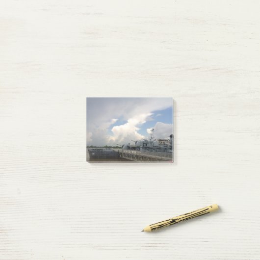 USS KIDD Post it Notes ポストイット (デスク上)