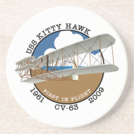 USS KITTY HAWK CV-63 1961-2009 COASTER コースター