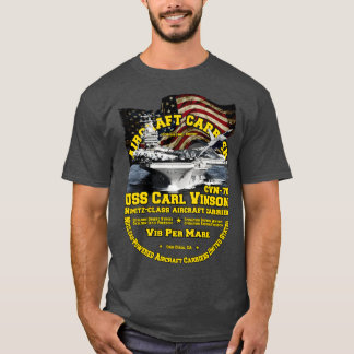 USS l Vinson CVN70スーパーキャリア Tシャツ