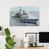USS Lake Champlain (CG 57) ポスター (ホームオフィス)