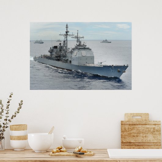 USS Lake Champlain (CG 57) ポスター (キッチン)