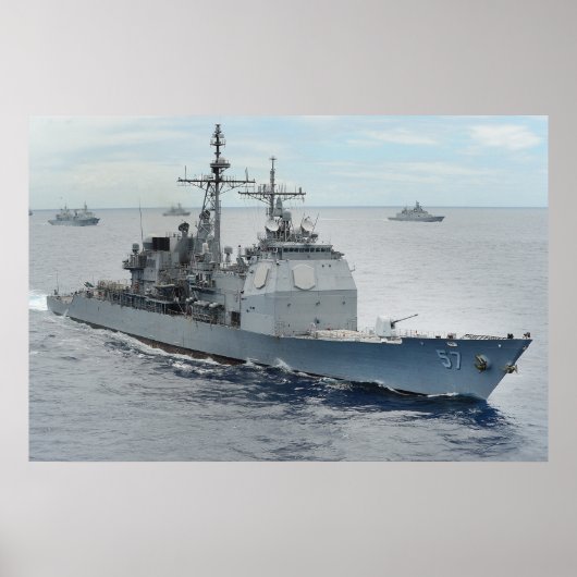 USS Lake Champlain (CG 57) ポスター (正面)