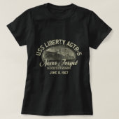 USS Liberty AGTR-5 1967 Tシャツ (デザイン正面)