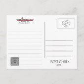 USS LINCOLN CVN-72キャリア – ポストカード (裏面)