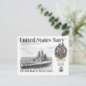 USS LITTLE ROCK CL-92/CG-4/CLG-4ポストカード ポストカード (スタンド正面)