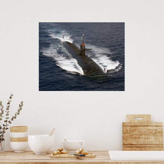 USS Louisville (SSN 724) ポスター (キッチン)