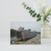 USS LST 325はテネシー州クラークスビルにドッキング ポストカード (スタンド正面)