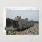 USS LST 325はテネシー州クラークスビルにドッキング ポストカード (正面/裏面)
