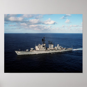 USS MacDonough - Vintage Nautical Destroyer ポスター