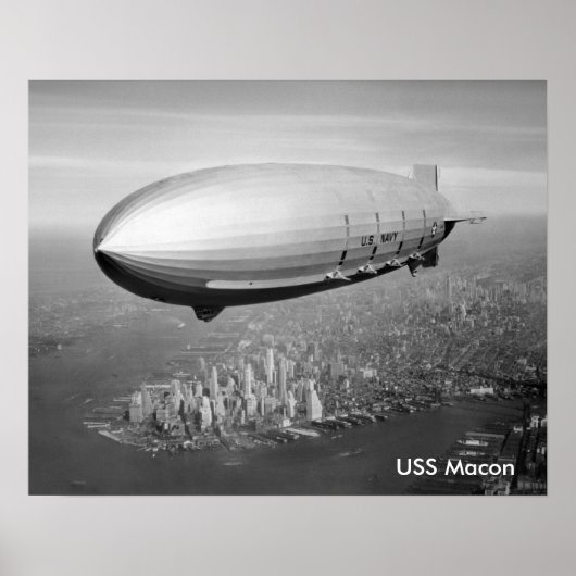 USS Maconポスター16"x20" ポスター (正面)